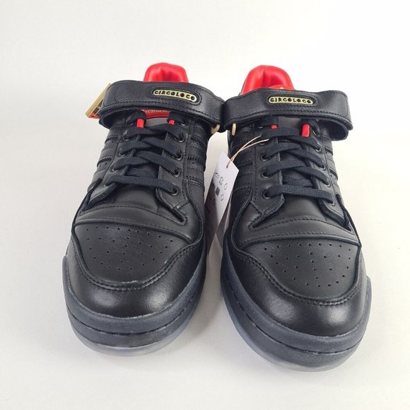 Adidas Circoloco Forum Low Shoes Classic Black Red Men - Picture 3 of 11